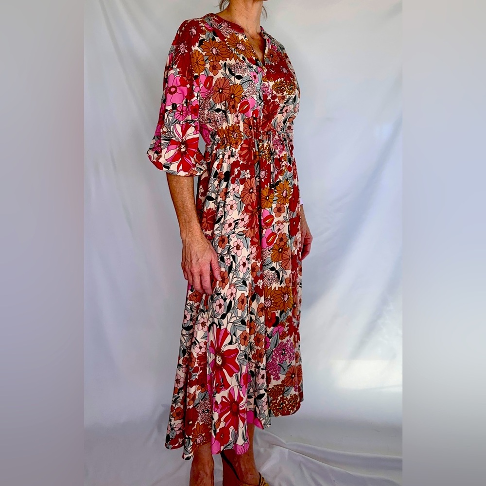 Boutique Floral Summer Dress-New